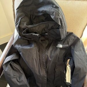 The north face dryvent black jacket.